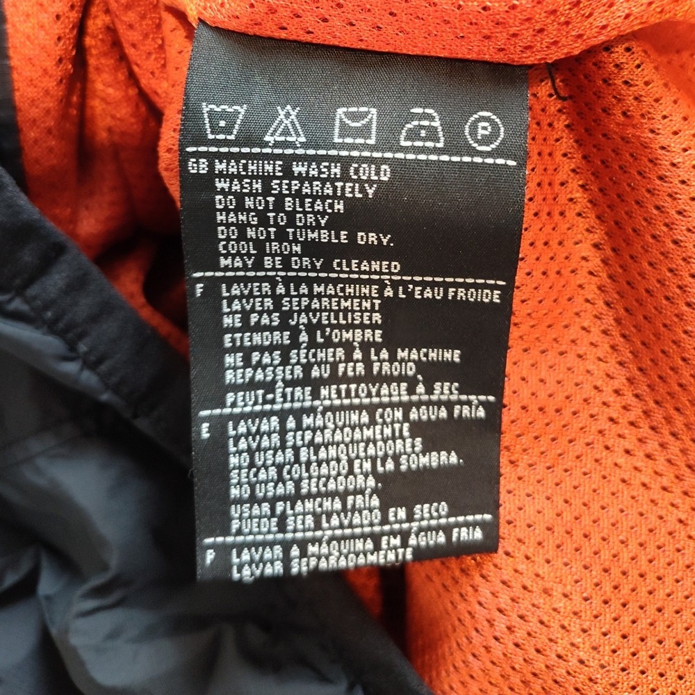 Harley-Davidson Womens Black Orange Hooded Windbreaker Jacket XS 98405-06VW - Picture 5 of 6